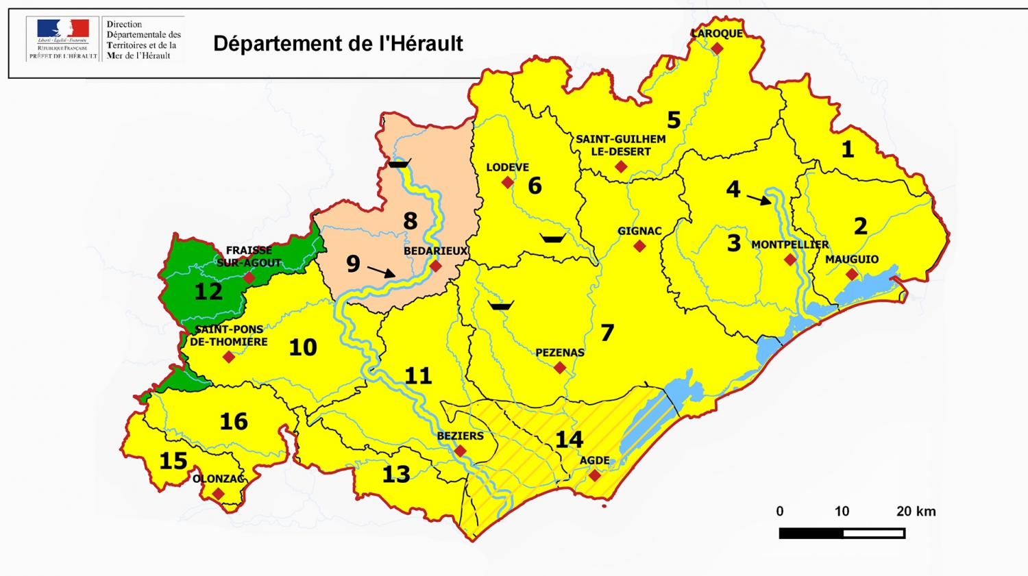 Gestion globale de l'Eau et des milieux aquatiques - Site du Département de  l'Hérault