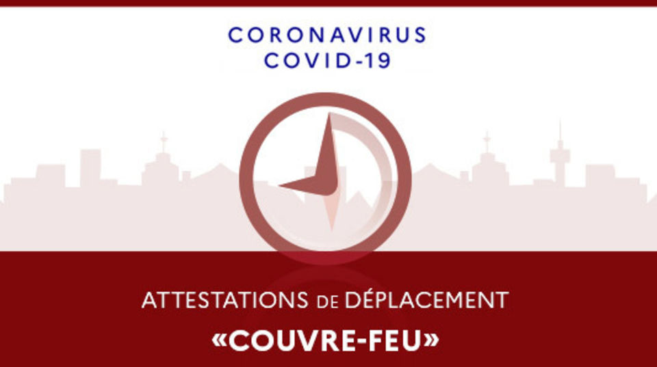 Covid 19 Attestation De Deplacement Couvre Feu A Partir Du 15 Decembre 2020 Grandorb Fr