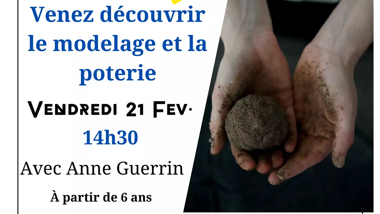 L'atelier des curieux ! Venez découvrir le modelage et la poterie avec Anne Guerrin